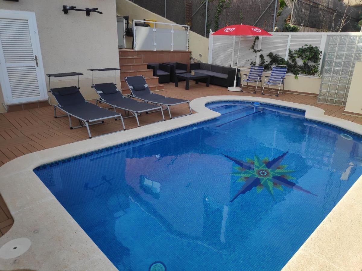 Beach House. Casa Con Piscina Privada กาลาเฟลล์ ภายนอก รูปภาพ